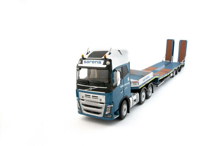 Large 1/32 scale SARENS Volvo FH16 6×2 Truck and Nooteboom Lowboy Trailer, MIB