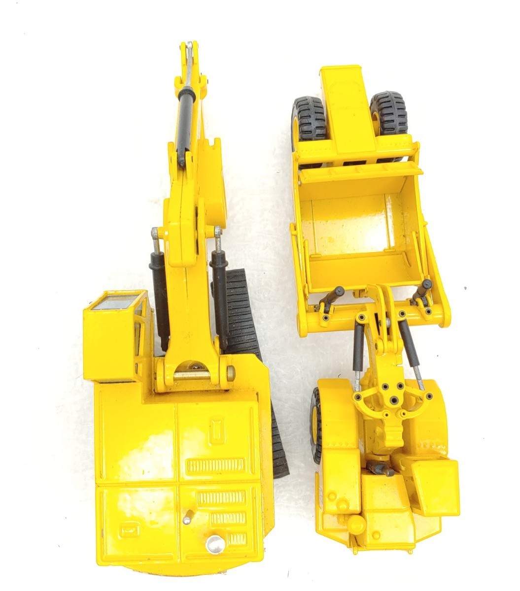 2 Joel Miniatures 1:70 Diecast Caterpillar # 219 6310 Earthmover & 225 Excavator