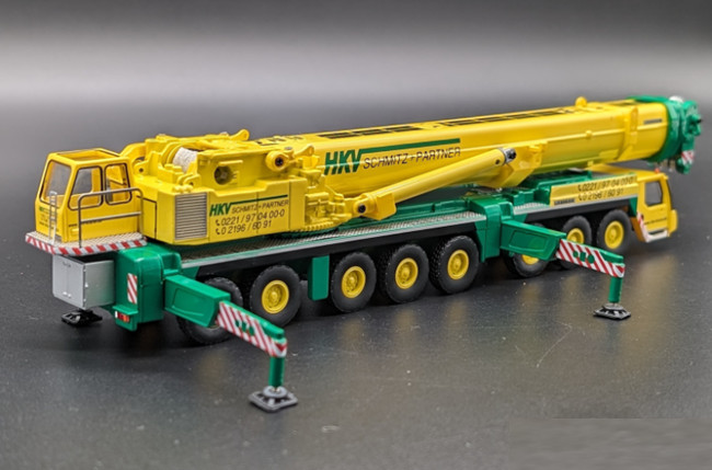 1:87 KRANLAB LTM 1500-8.1 Crane HKV KR5021 Construction Equipment Diecast Model