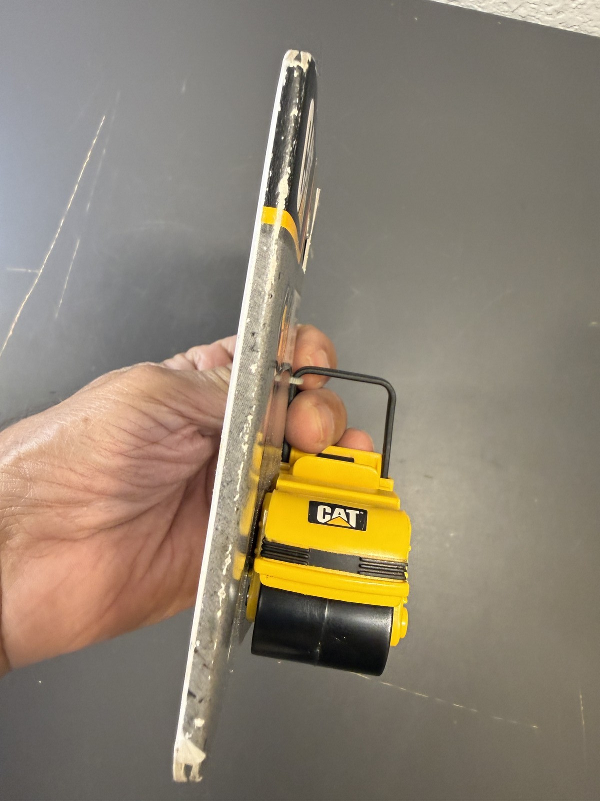CAT Mini Machine Road Roller Toy Construction Equipment Diecast #34607 New