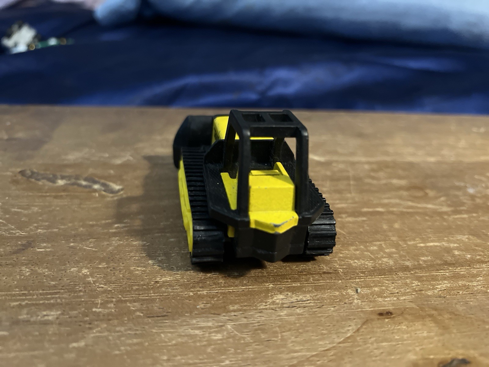 Vintage Tonka Yellow & Black Bulldozer Construction Vehicle (1994)