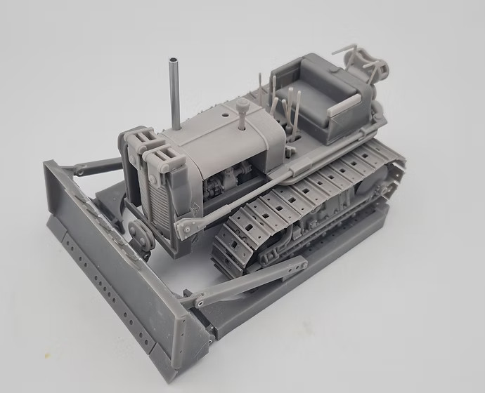 1/25 scale Allis Chalmers HD10 dozer with Garwood cable system Resin kit
