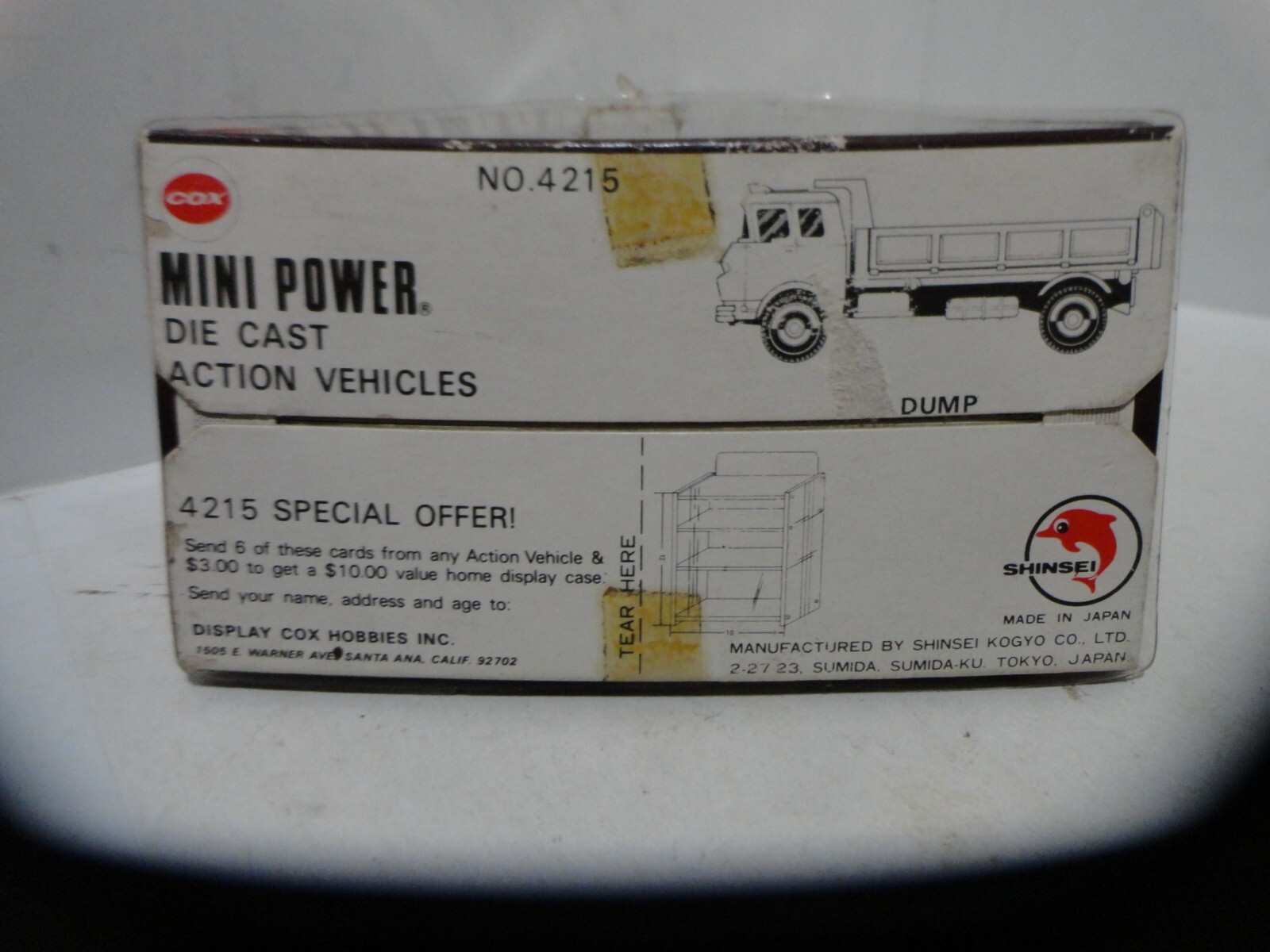 Shinsei COX 4215 GMC Truck Series 1:60 Scale GMC Dump Truck Vintage Green