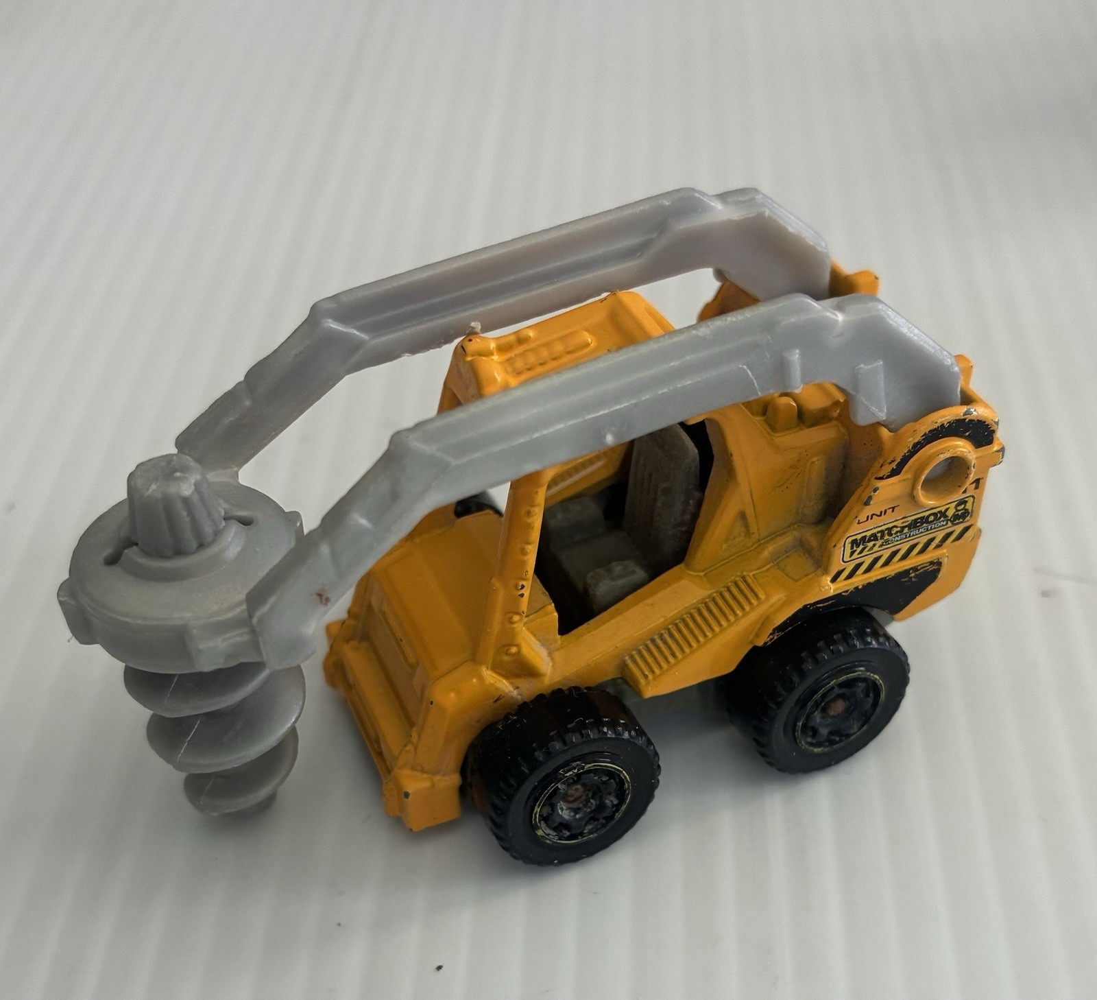 Matchbox Construction Turf Hauler,Road Roller, Maintenance,Auger Back Hoe