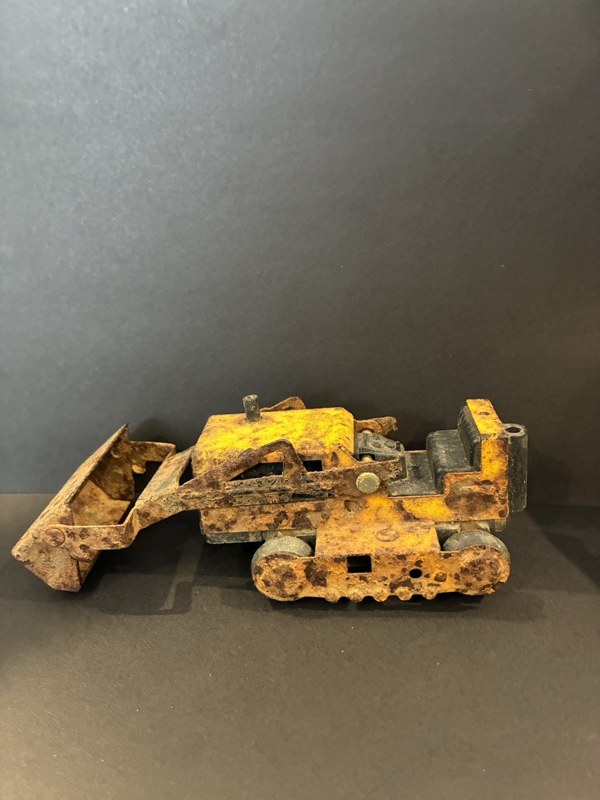 Vintage 1960s Tonka Pressed Steel Yellow Front Loader 5.5&Prime;