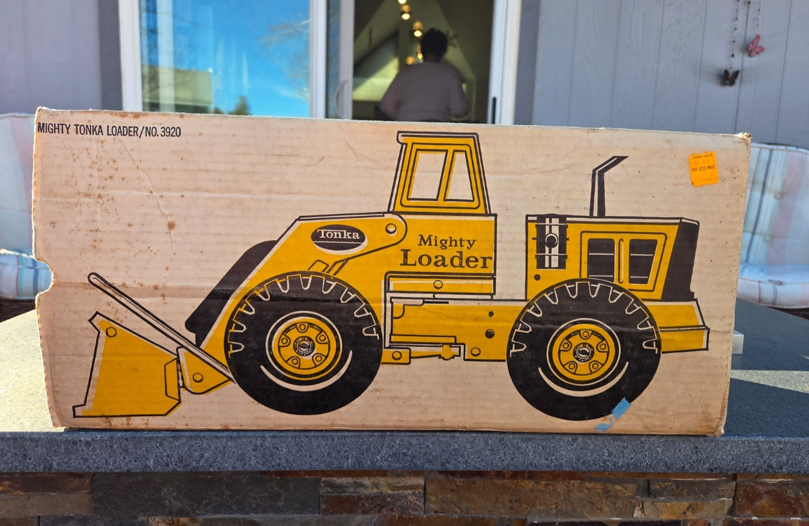 Vintage Tonka 1968 Mighty Loader Packaging #3920 Box Only