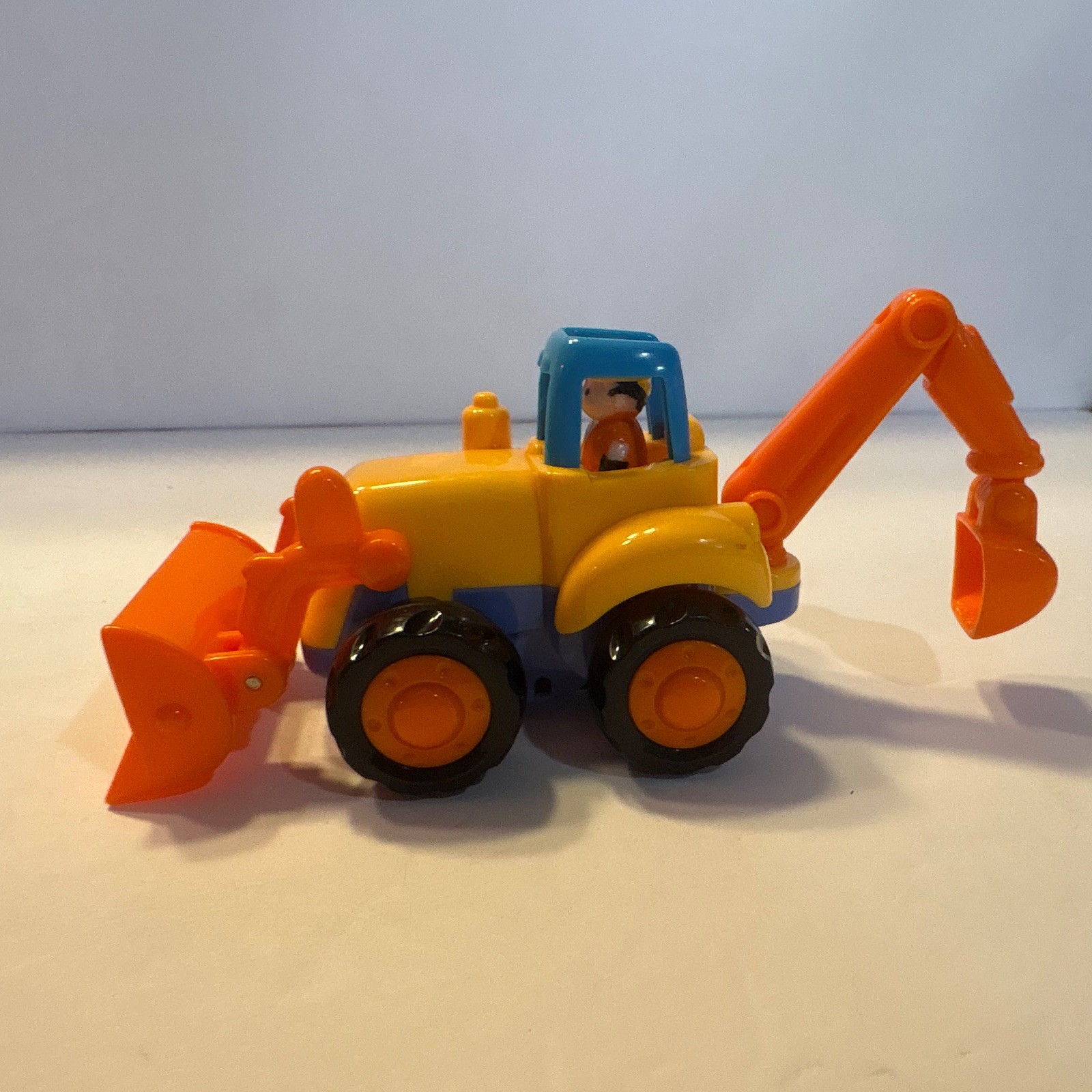 4pc Con. Vehicle Toy Lot DumpTruck Excavator Mixer Loader. All in working order