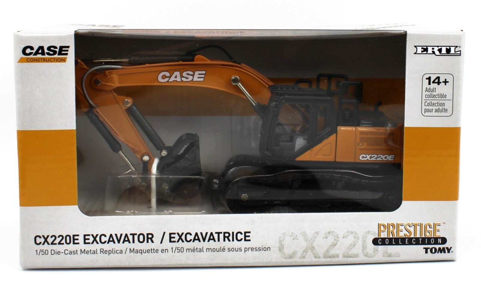 2023 ERTL 1:50 *CASE* Construction CX220 EXCAVATOR w/Thumb *PRESTIGE* NIB!