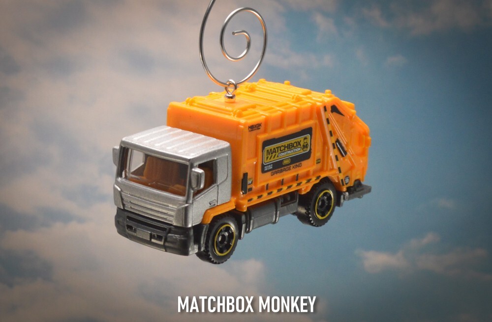 MBX Garbage Trash Refuse Truck Custom Christmas Ornament Waste Management Adorno