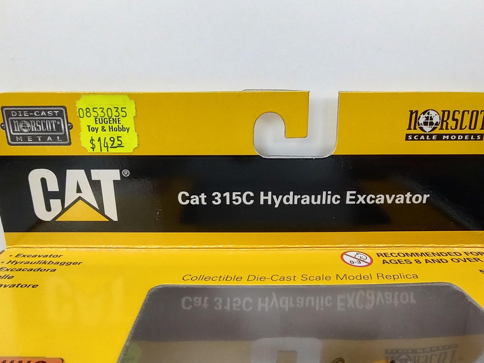 CAT 315C Hydraulic Excavator Die-Cast 1:87 Scale Norscot Model Collectible