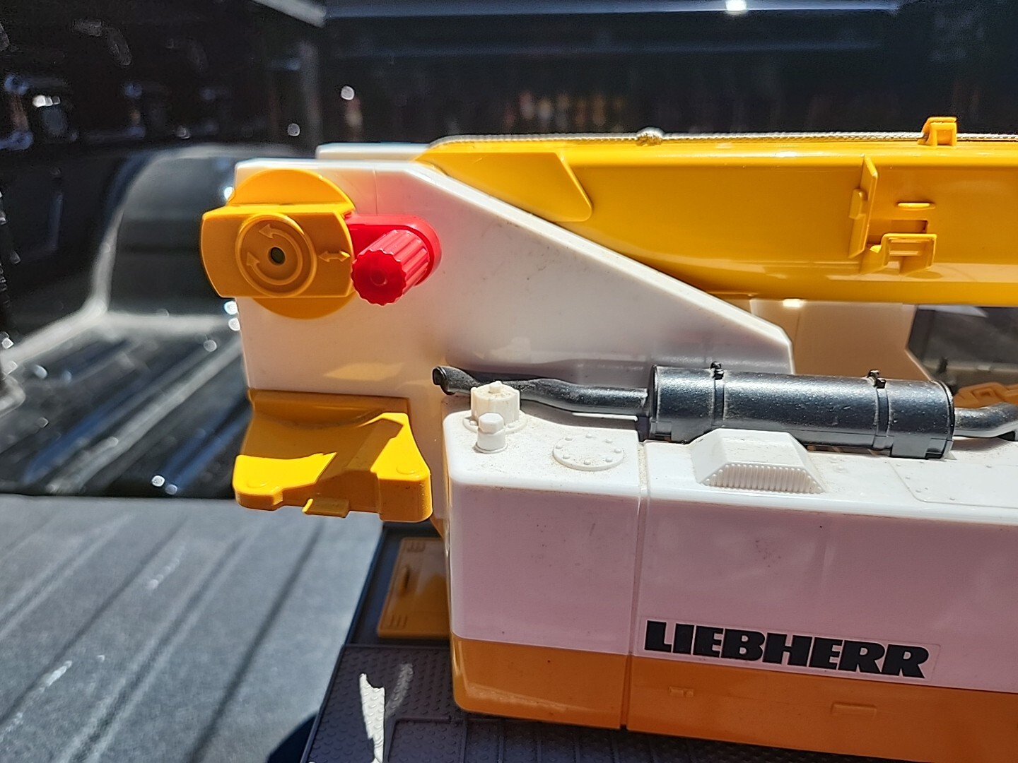 BRUDER 1:16 Mack Granite Liebherr Crane Truck – Yellow Toy Collectible Plastic