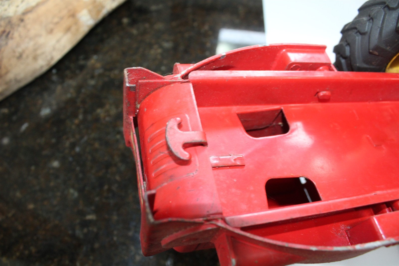 Vintage Toy Earth Mover Red 29&Prime; Long Ca. 1950&rsquo;s by Model Toys Doepke Heiliner