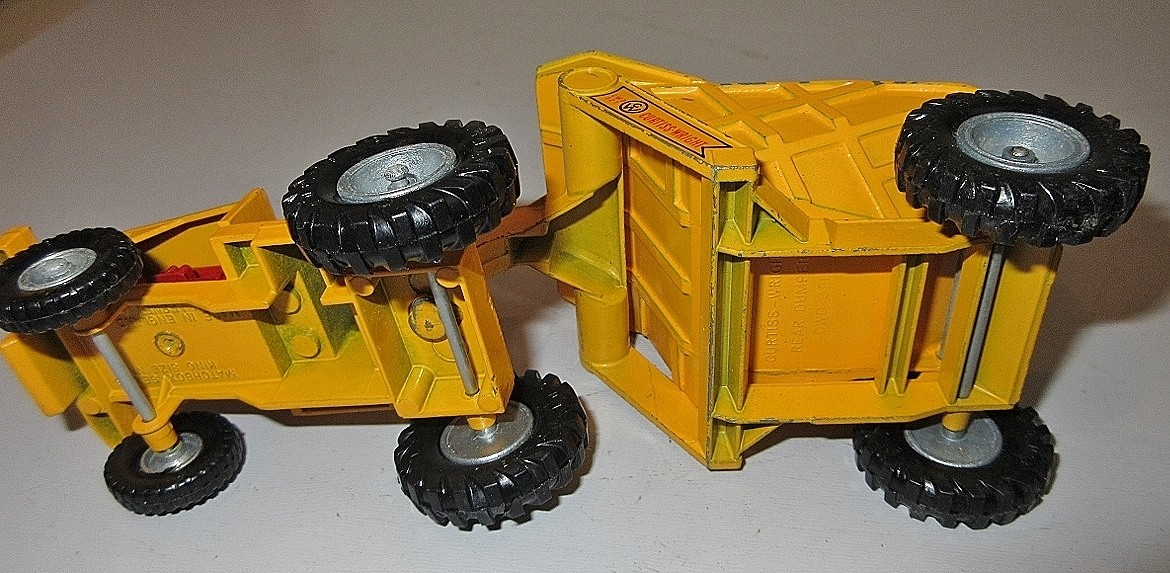MATCHBOX SERIES KING SERIES #7 #7 W/CURTISS-WEIGHT REAR DUMPER,