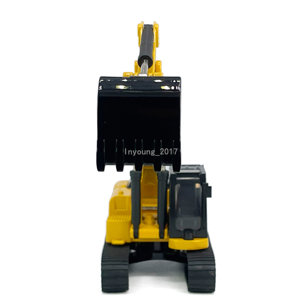 Excavator Toy Model Diecast Construction Equipment Toys with Light Sound Yellow