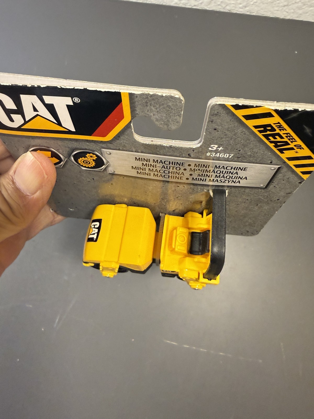 CAT Mini Machine Road Roller Toy Construction Equipment Diecast #34607 New