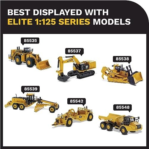 1:125 Scale Hydraulic Excavator Model | Diecast Construction Equipment & Trucks