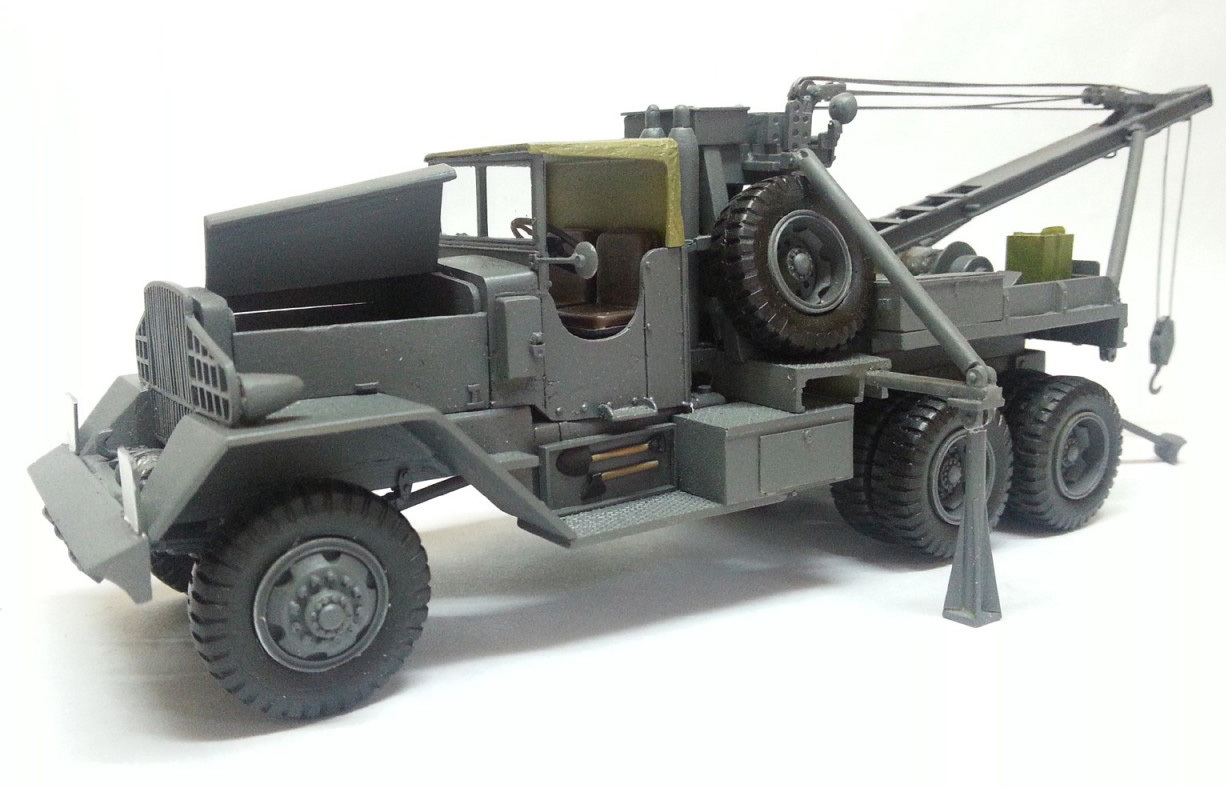 Resin 1/50 Ward LaFrance 6×6 Heavy Wrecker – Ready Made by Fankit Models