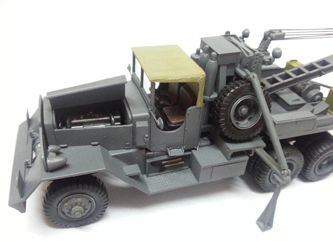 Resin 1/50 Ward LaFrance 6×6 Heavy Wrecker – Ready Made by Fankit Models