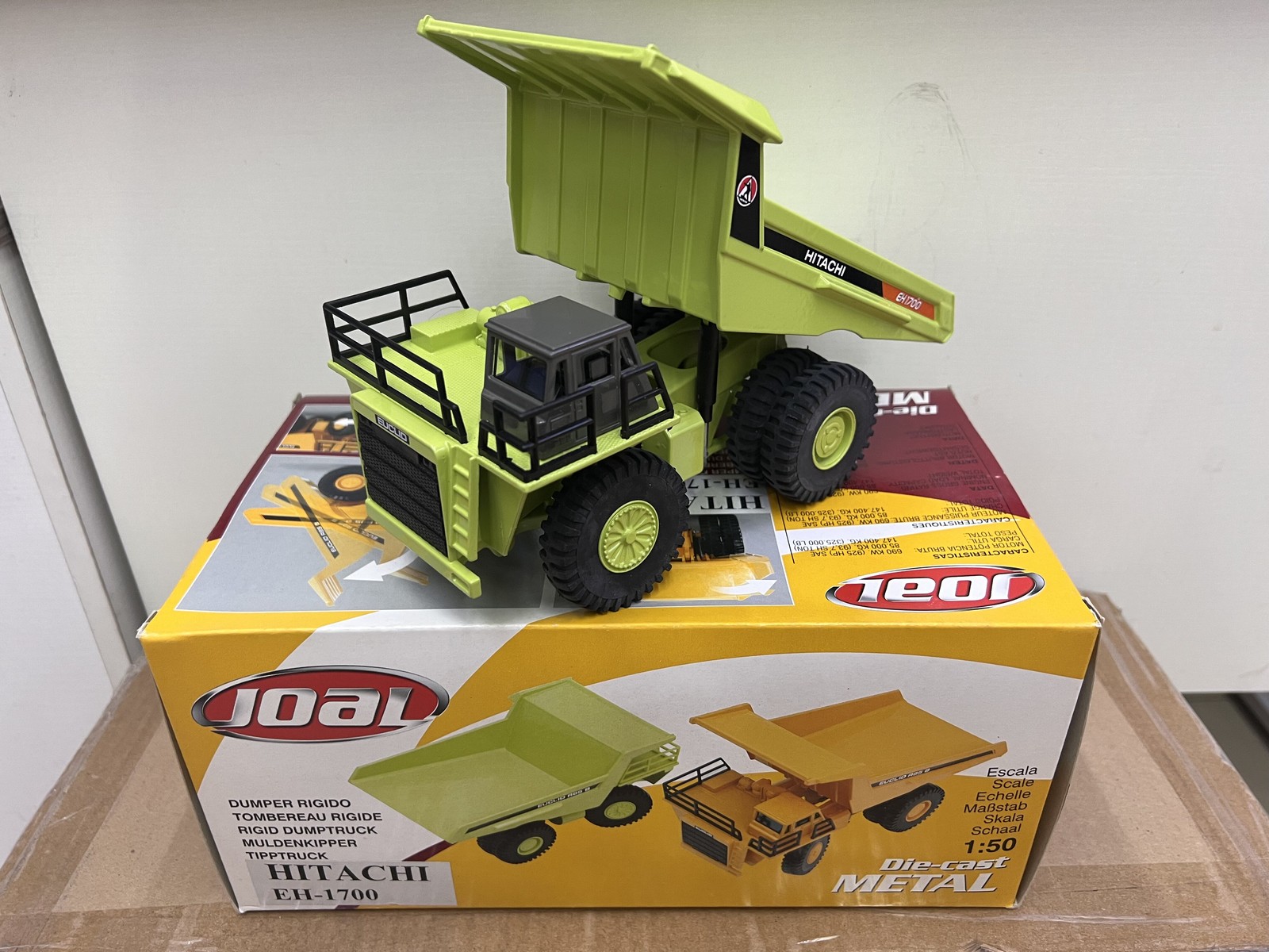JOAL 1:50 HITACHI EH 1700 Hitachi mining truck dump truck alloy dump truck model