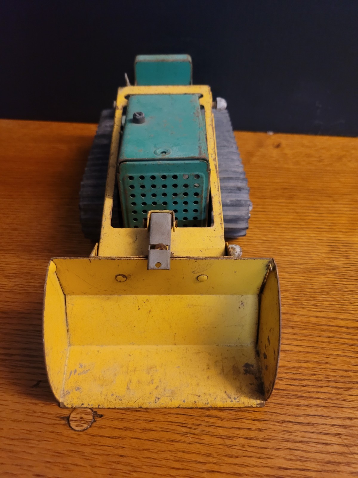 All Original Tonka Toys 1962 Front End Loader Green & Yellow Only Made 1 Yr !!!!