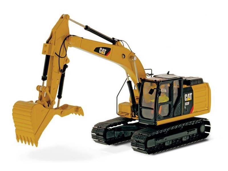 CAT Caterpillar 323F Medium Excavator 1:50 Scale Model – Diecast Masters 85924C