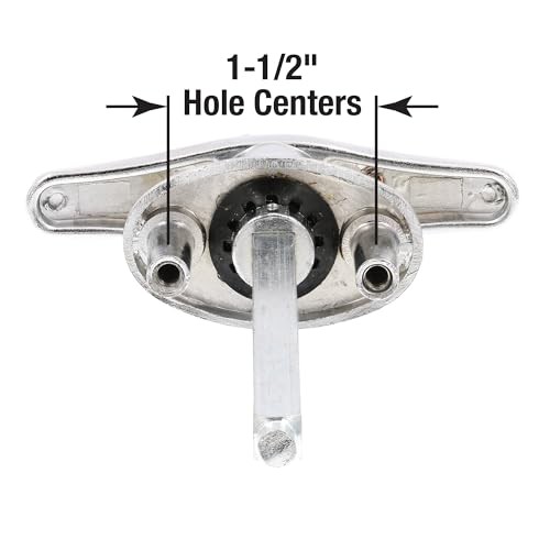 GD 52169 Keyed T-Handle, 5/16 In. x 4-5/8 In. Square Shaft, Diecast