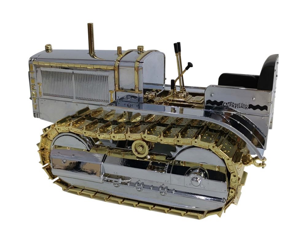 DIECAST MASTERS – Gold Color Construction Machine – CATERPILLAR D8 – 1/16 -…