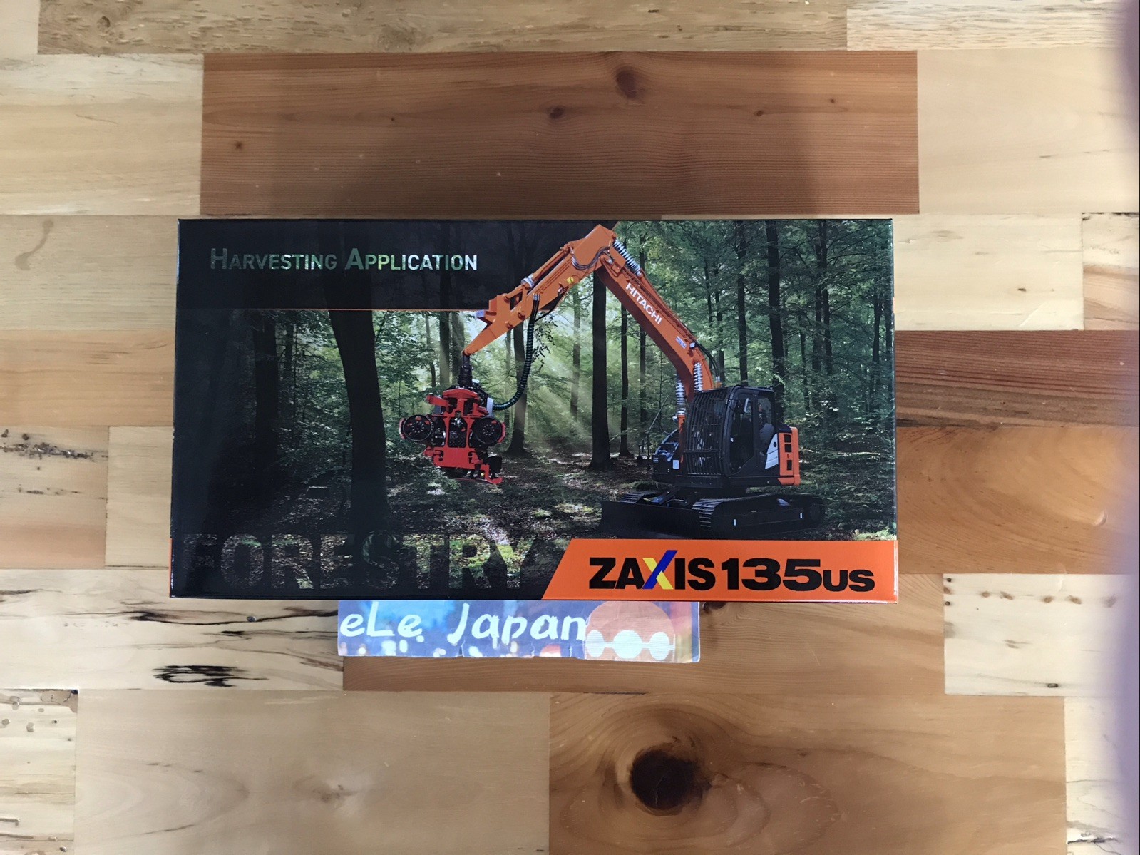 HITACHI 1/50 Scale Diecast Hydraulic Excavator ZX135US-6 Harvester Processor