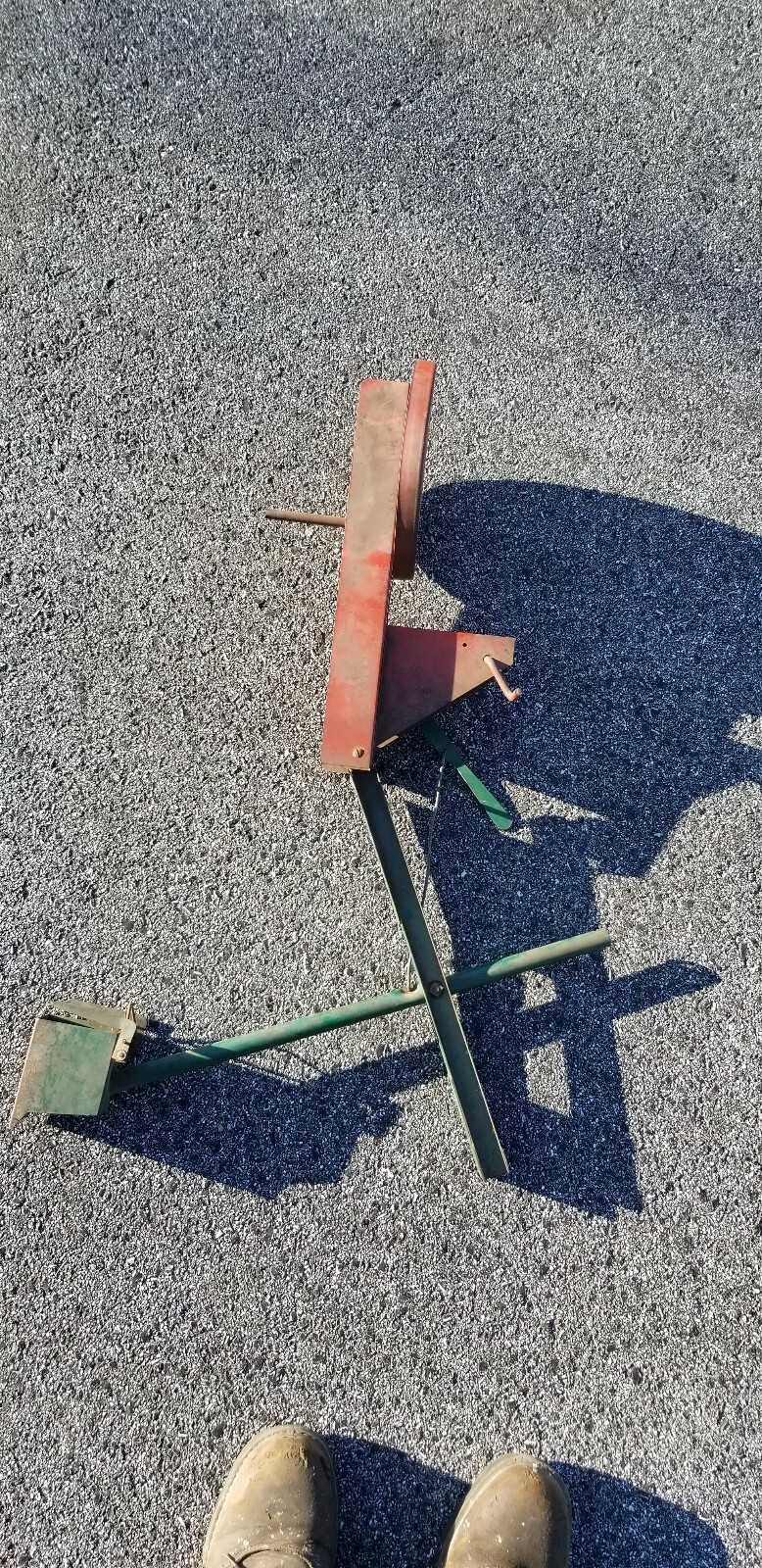 1940&rsquo;s Tru-Matic Sand Digger Shovel Ride On Toy metal vintage