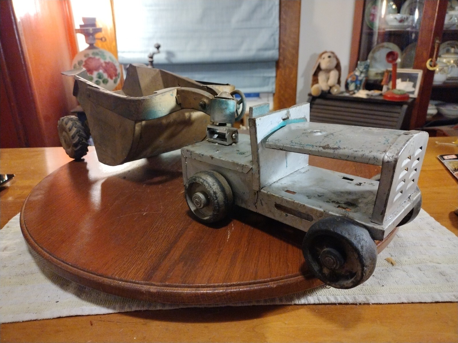 Vintage Structo Construction Toys Articulated Dump Rocker For Restore RARE