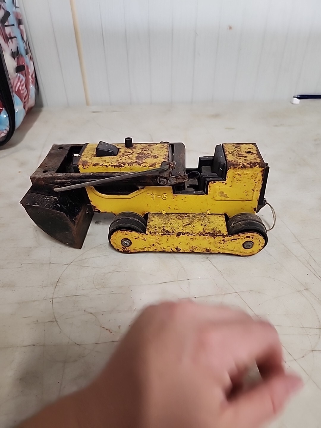 VINTAGE TONKA T-6 BULLDOZER METAL