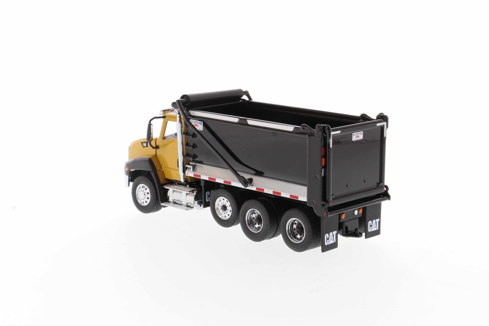 DM 1:50 Cat CT660 Day Cab Automatic Loading Alloy Flip Truck Model 85668