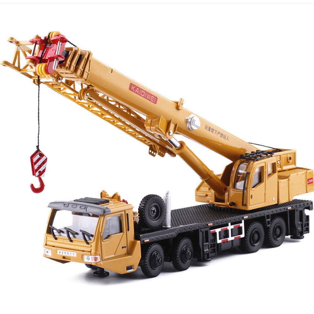 1/55 Crane Truck Construction Vehicle Model Diecast Engineering Toy Kids Gift