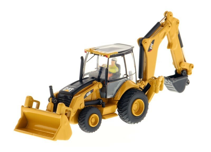 Diecast Masters 85263 Caterpillar 450E Tractor Loader Backhoe – 1/87 HO Scale MB