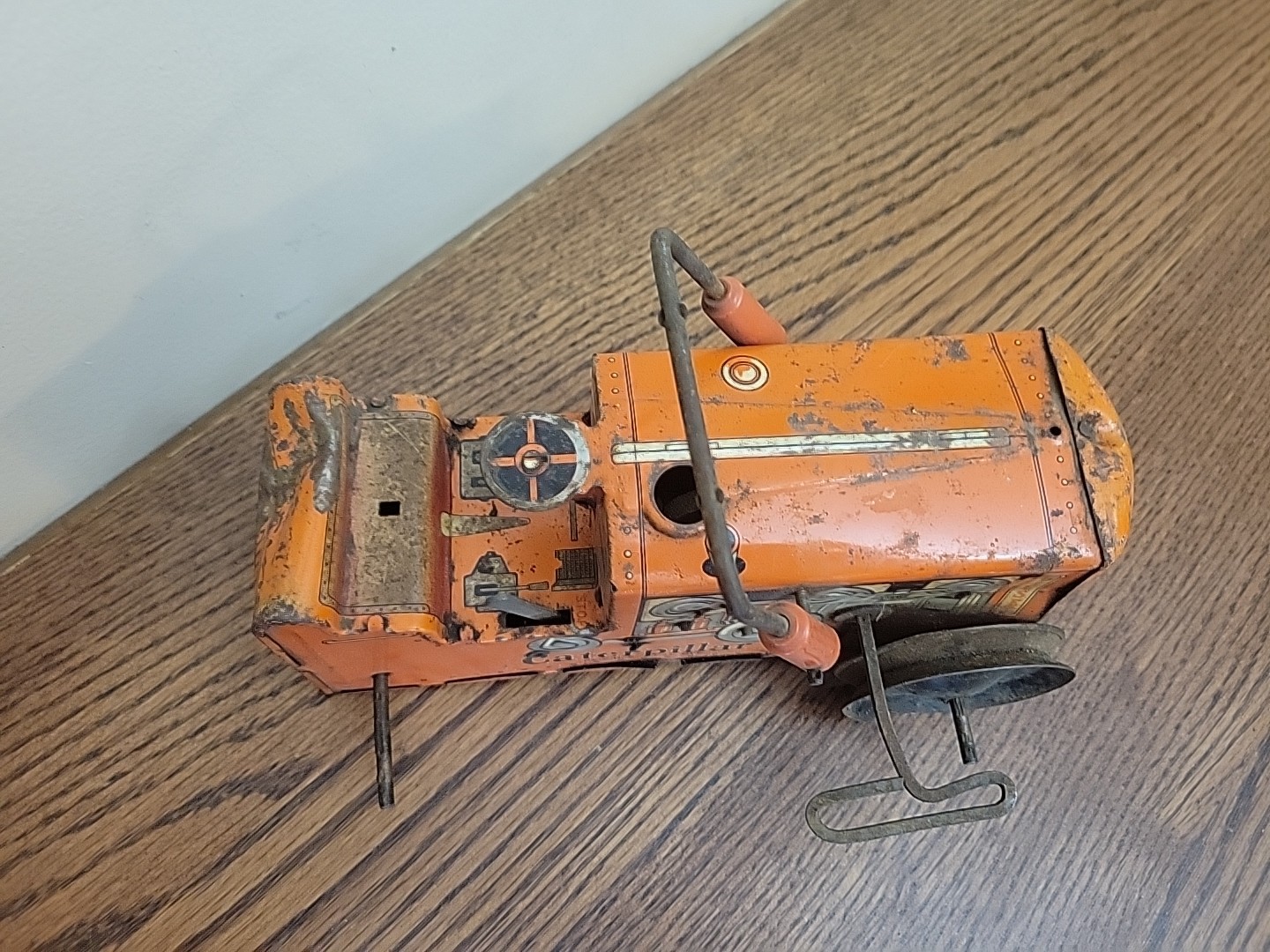 Vintage 1950’s Marx Tin Litho Heavy Duty Diesel Caterpillar Dozer Parts/Resto