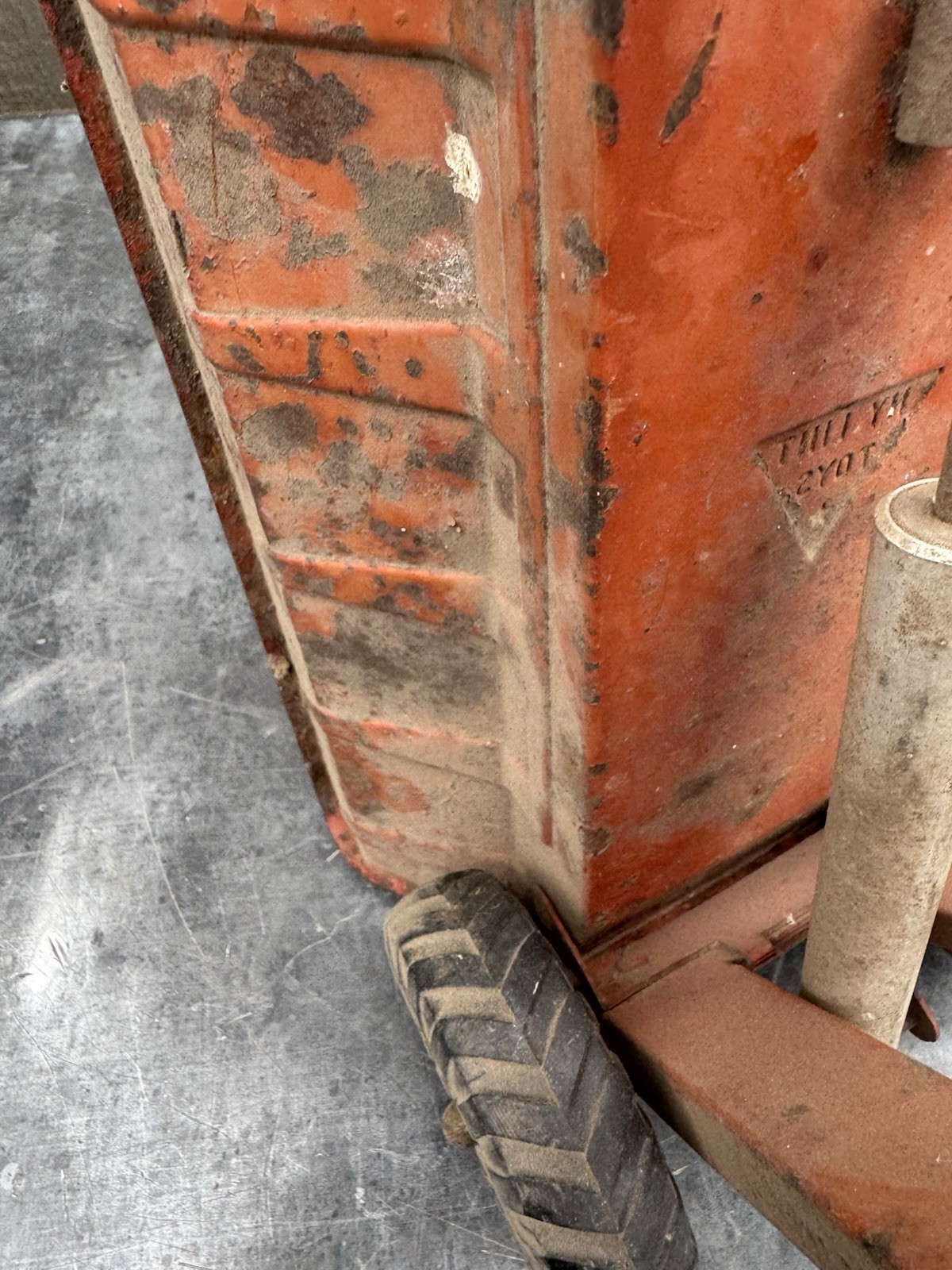 NYLINT HYDRAULIC DUMPER EARTH MOVER Incomplete Frozen Cylinder Parts
