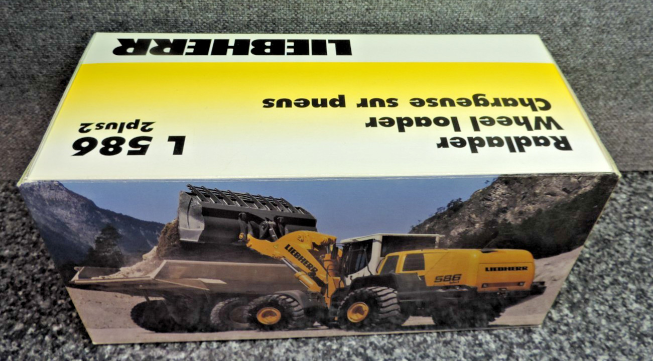 NZG Liebherr Wheel Loader L 586 Diecast Scale New In Box 1:50 Construction