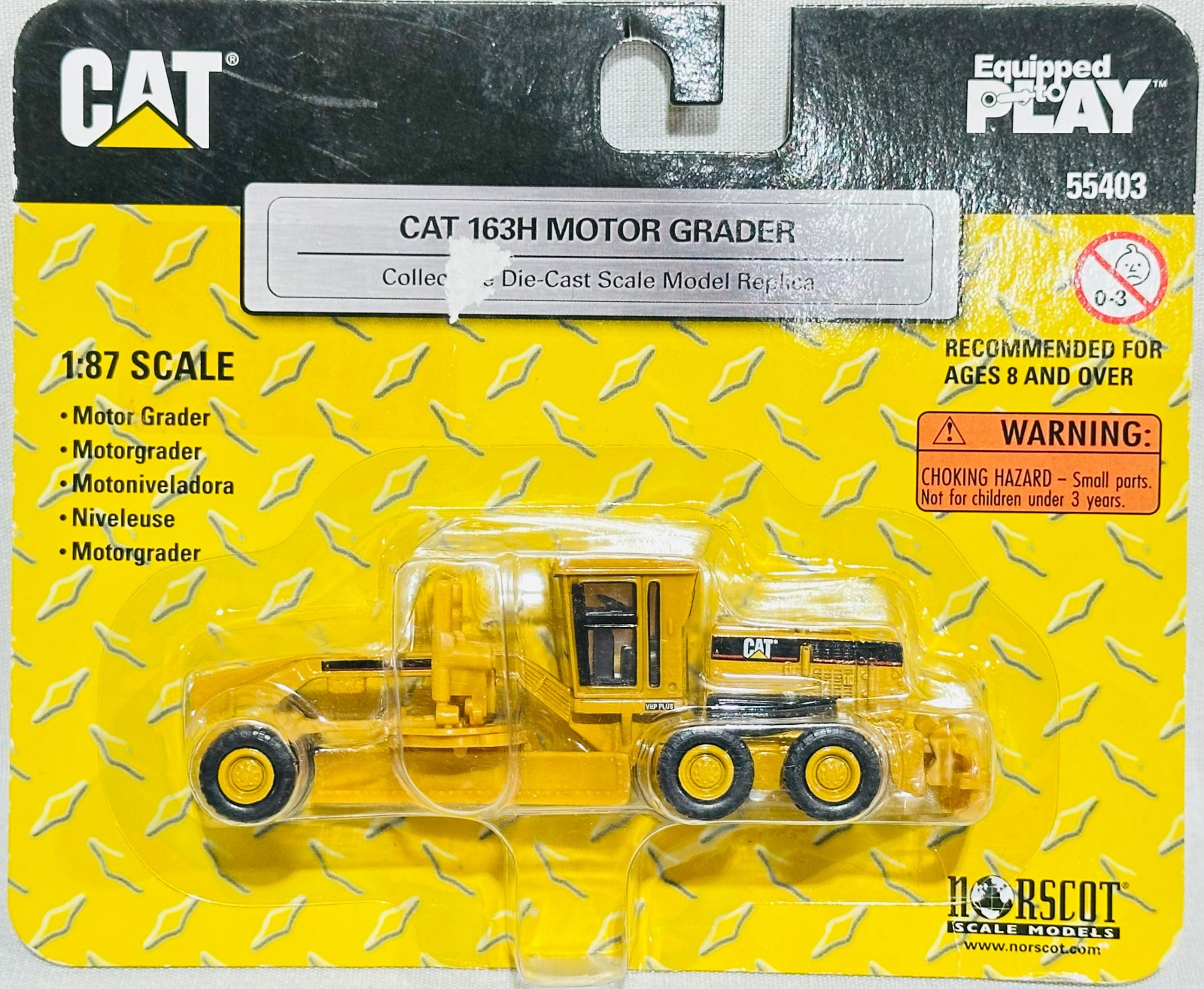 Caterpillar 163H Motor Grader By Norscot 1/87th Scale