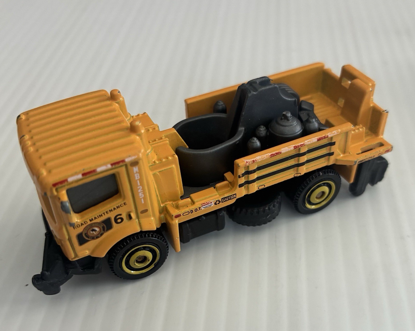 Matchbox Construction Turf Hauler,Road Roller, Maintenance,Auger Back Hoe