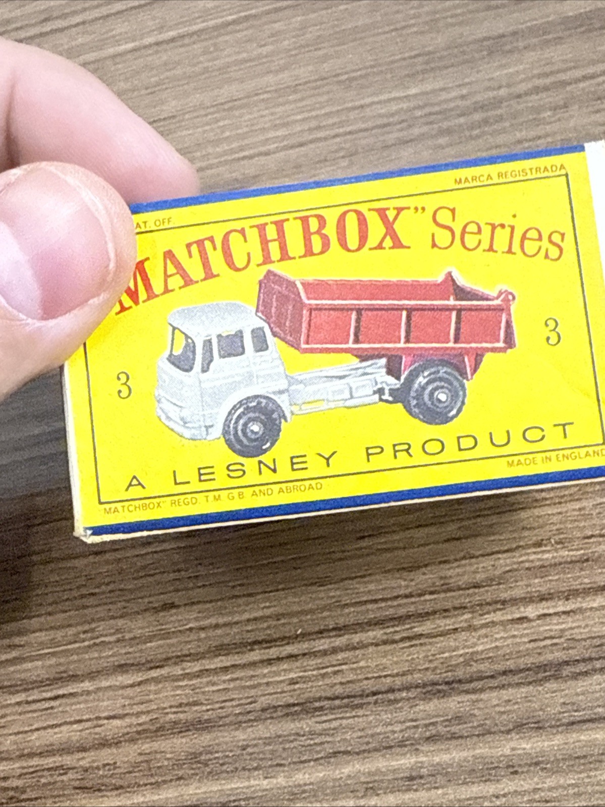 Vintage Lesney Matchbox Bedford Tipper Dump Truck w/ Box #3 New!