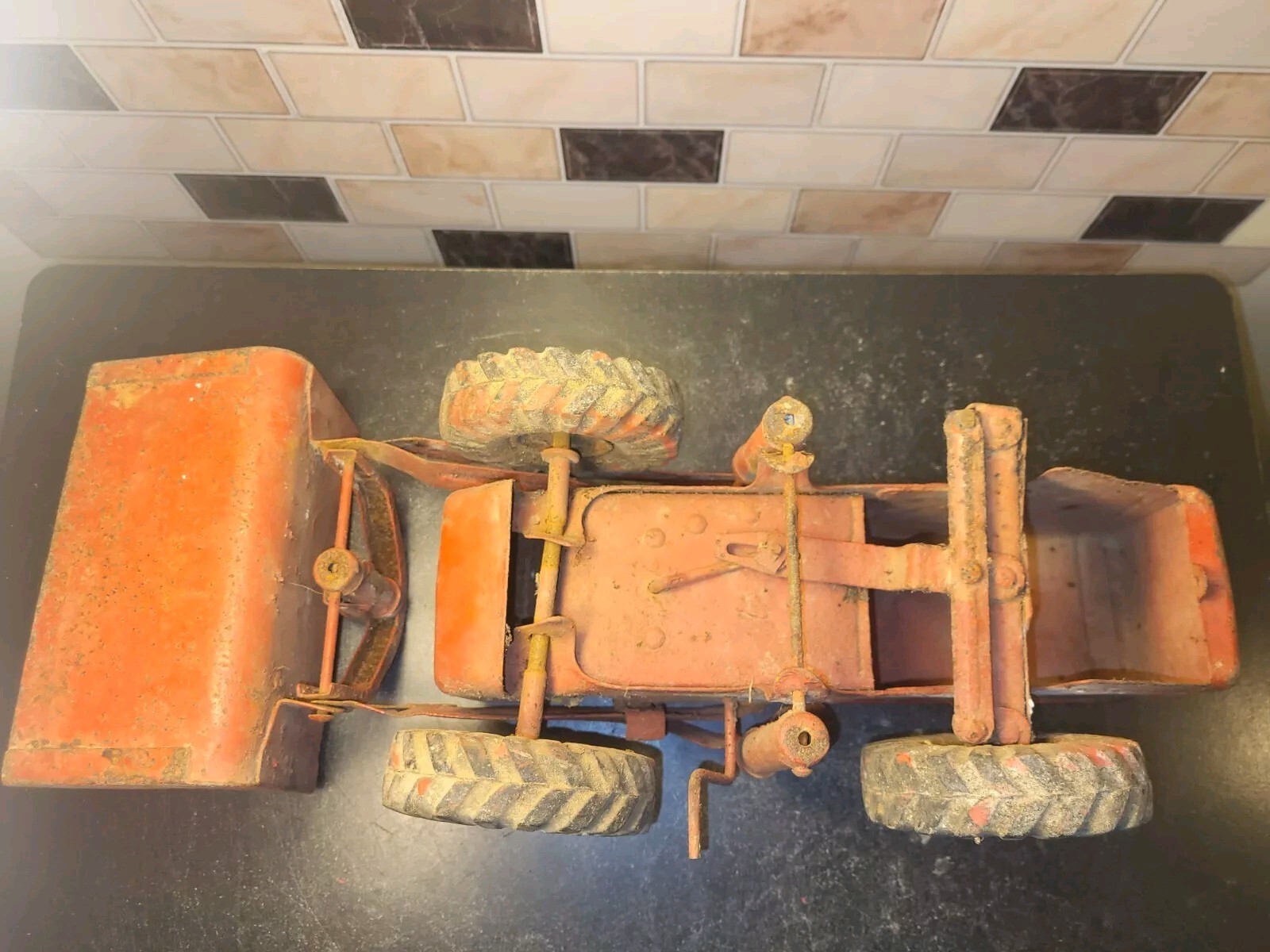 1952 Nylint Pressed Steel Hough Payloader Rare Early Piece With Condition Issues