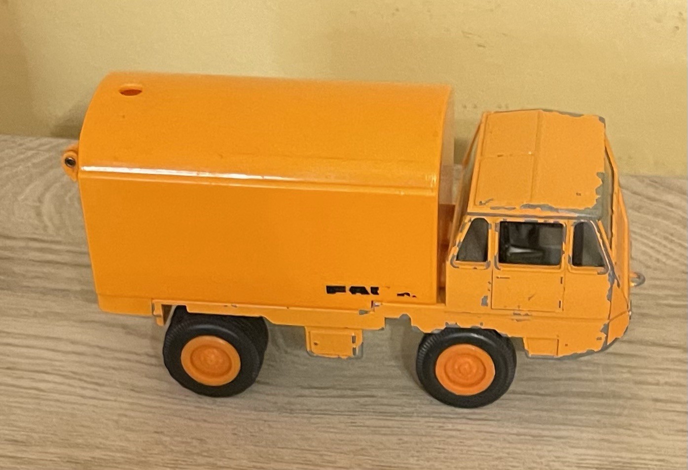 Vintage Gama West Germany Orange Truck 94091 Faun