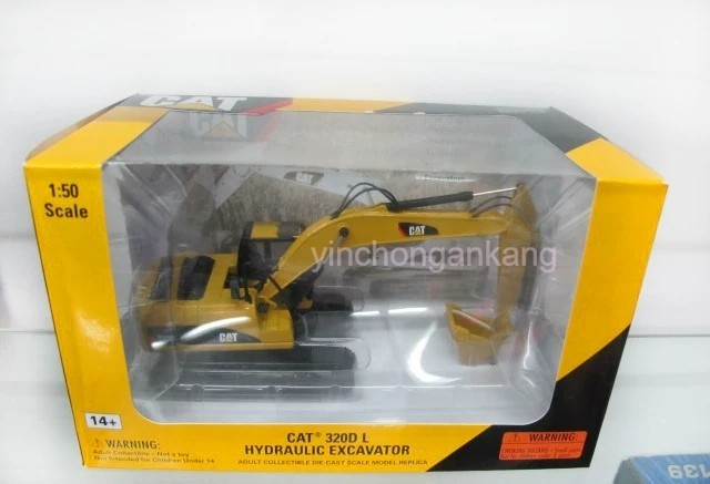 CAT 320D Excavator 1:50 Alloy Excavator Model
