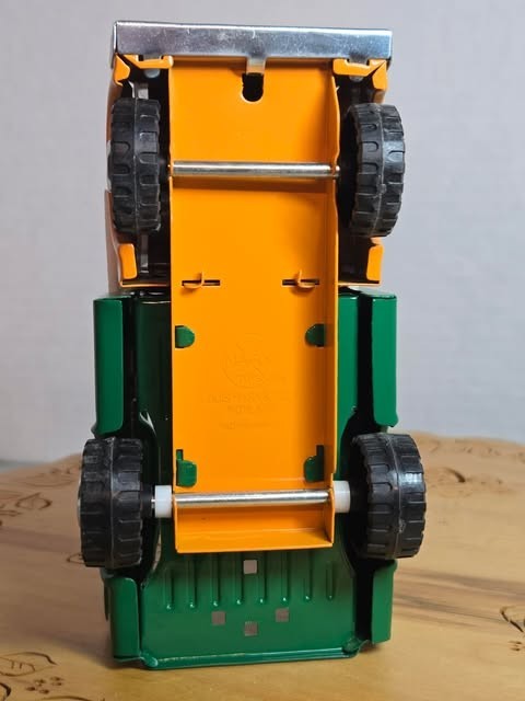 Vintage original 1971 Louis Marx Co. Stake Bed utility truck with ladder