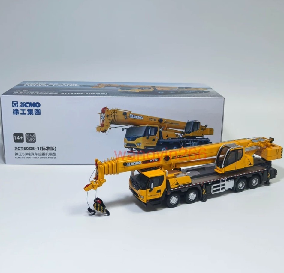 1/50 Scale XCMG XCT50G5-1 Truck Crane Diecast Model Toy Collection Gift NIB