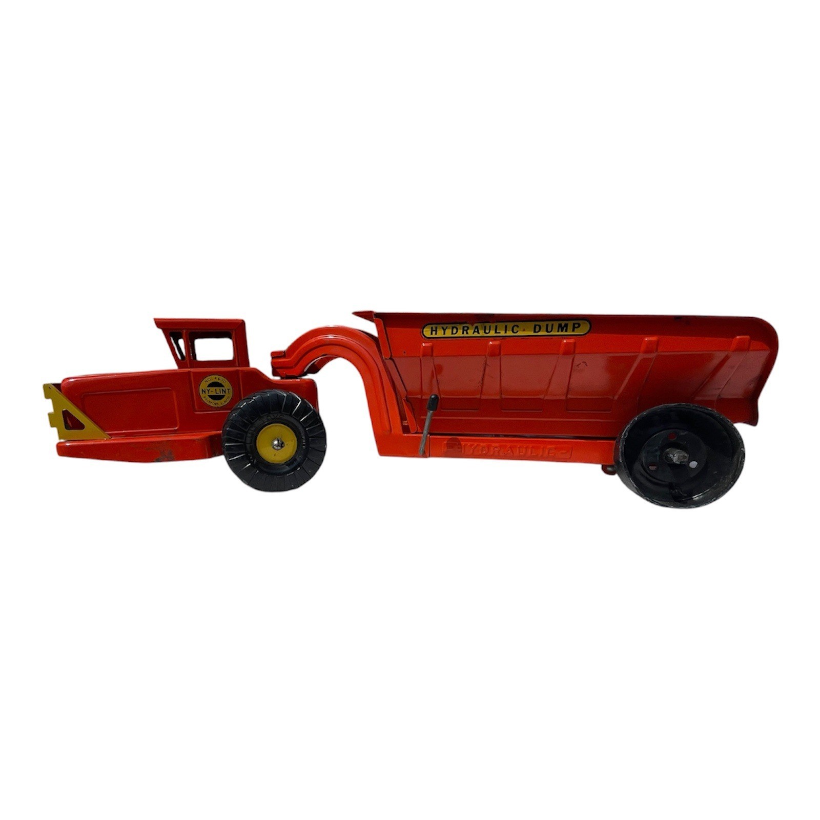 1959 – 1962 NYLINT #4600 Hydraulic Dumper Toy Hydraulic Dump Piston Works