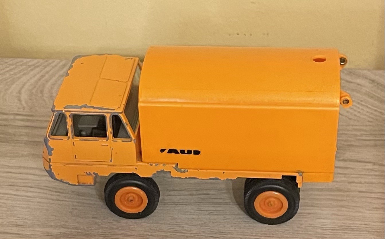 Vintage Gama West Germany Orange Truck 94091 Faun