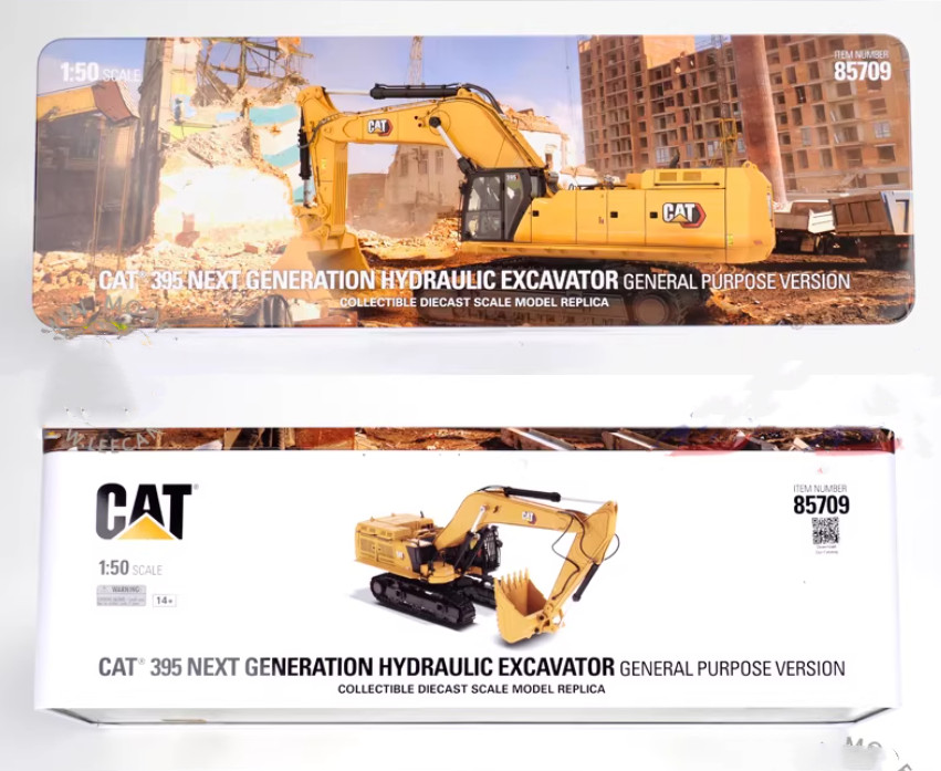 1:50 DM CAT 395 Next Generation Excavator GENERAL PURPOSE VERSION Diecast Model