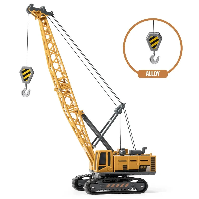 1:55 &lsquo;O&rsquo; Gauge Crawler Construction Crane by GLW Metal Models Engineering Series