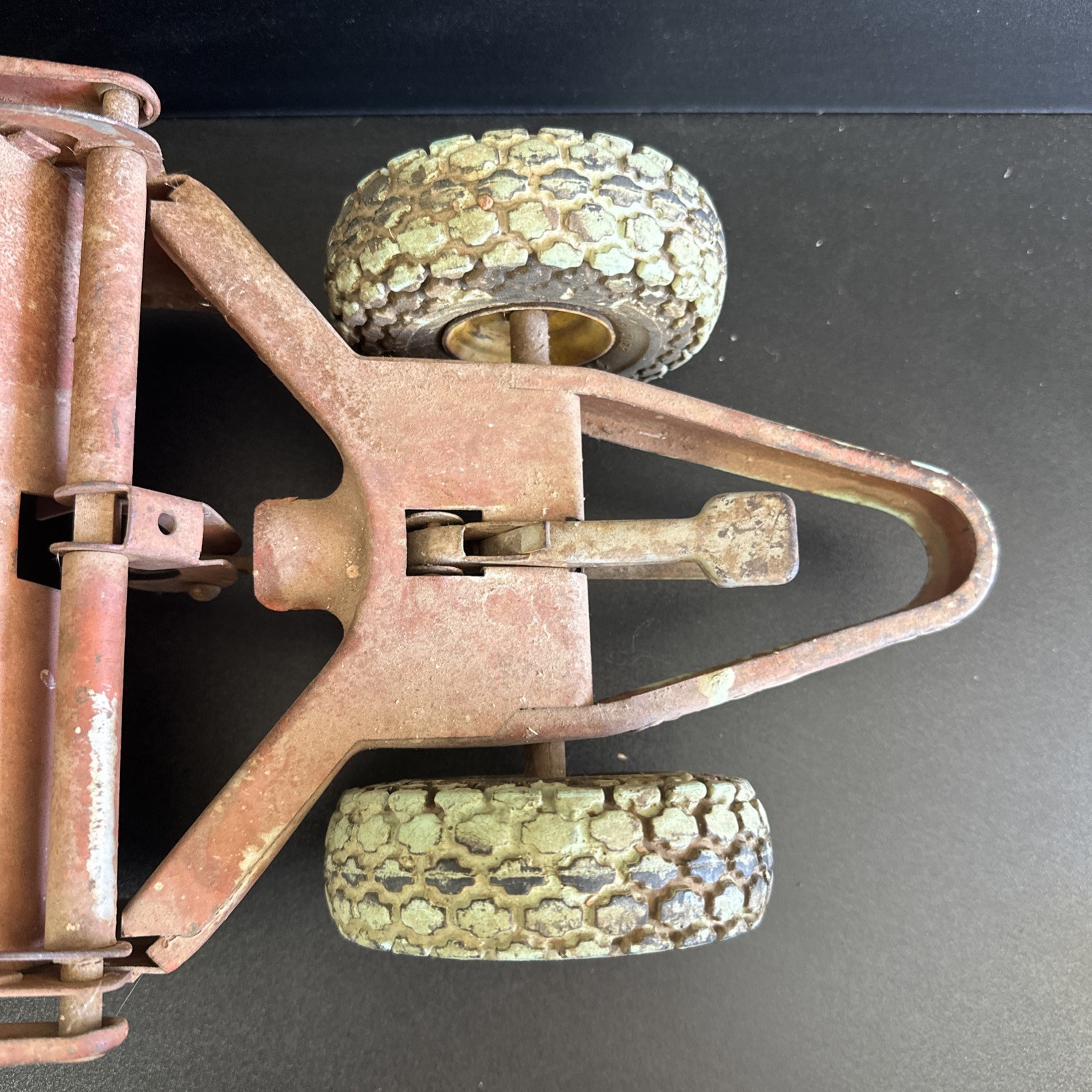 Doepke 1950’s Model Toys Heiliner Earth Mover Scraper 29” Vintage Metal